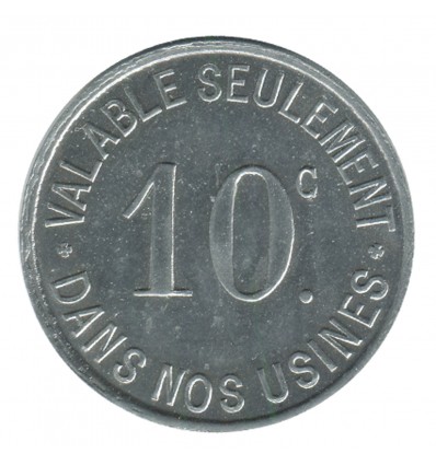 10 Centimes Valable Seulement dans nos Usines Renault - Boulogne Billancourt