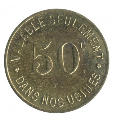 50 Centimes Valable Seulement dans nos Usines Renault - Boulogne Billancourt