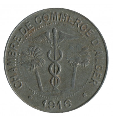 10 Centimes Chambre de Commerce d'Alger - Algérie