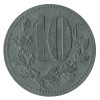 10 Centimes Chambre de Commerce d'Alger - Algérie Zinc