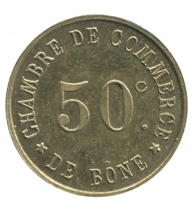 50 Centimes Chambre de Commerce de Bône - Algérie