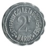 2 Francs Entreprise Collet et Gouvernet - Maroc