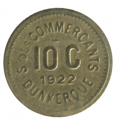 10 Centimes St. des Commerçants - Dunkerque