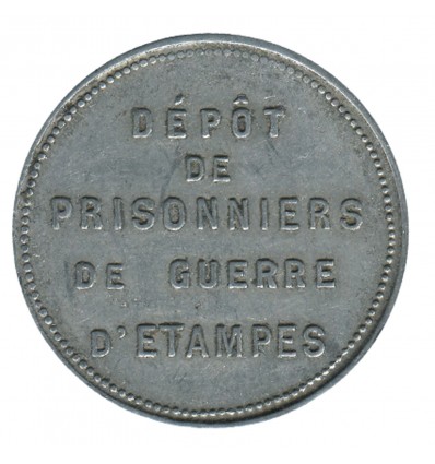10 Centimes Dépot de Prisonniers de Guerre d'Etampes - Etampes