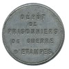 10 Centimes Dépot de Prisonniers de Guerre d'Etampes - Etampes