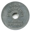 25 Centimes Dépot de Prisonniers de Guerre d'Etampes - Etampes