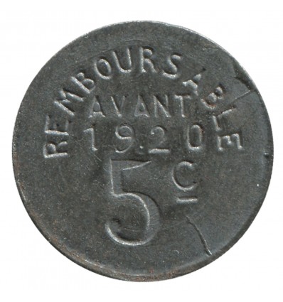 5 Centimes Union Fumeloise - Fumel