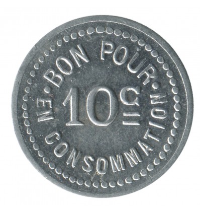 10 Centimes Hôtel Merlin - Gergy