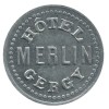 10 Centimes Hôtel Merlin - Gergy