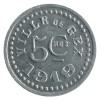 5 Centimes Ville de Gex - Gex