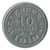 10 Centimes Ville de Gex - Gex