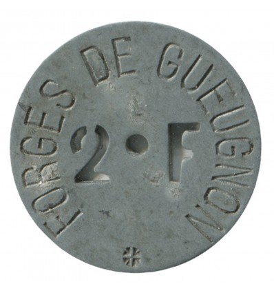 2 Francs Forges de Gueugnon - Gueugnon