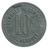 10 Centimes Chambre de Commerce de l'Hérault - Hérault Zinc