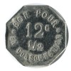 12 1/2 Centimes Café de la Gare Chalaye Berton - Le Chambo-sur-Lignon