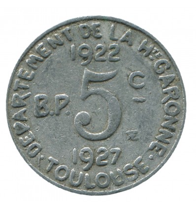 5 Centimes Union Latine Comité du Sud Ouest - Toulouse