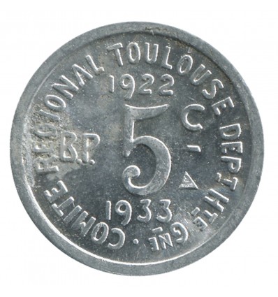5 Centimes Union Latine Comité du Sud Ouest - Toulouse
