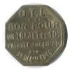 Jeton O.T.L pour un Trajet de 10 Centimes Valable Jusqu'au 31/12/19 - Lyon Laiton