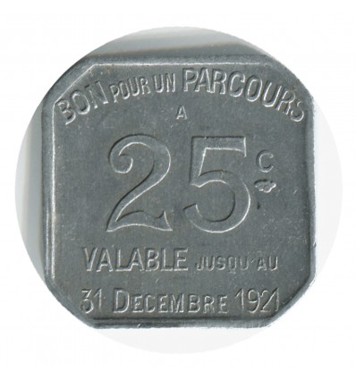 25 Centimes Transports en Commun Région Parisienne - Paris