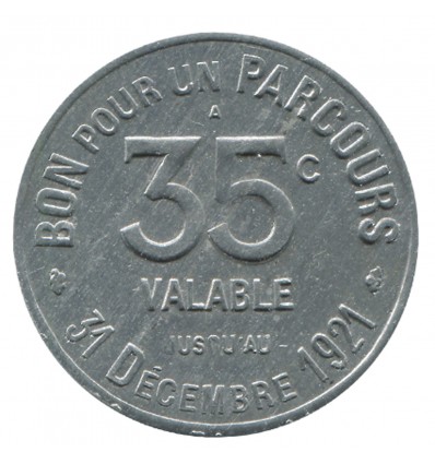 35 Centimes Transports en Commun Région Parisienne - Paris