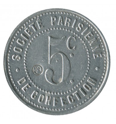 5 Centimes Société Parisienne de Confection - Paris