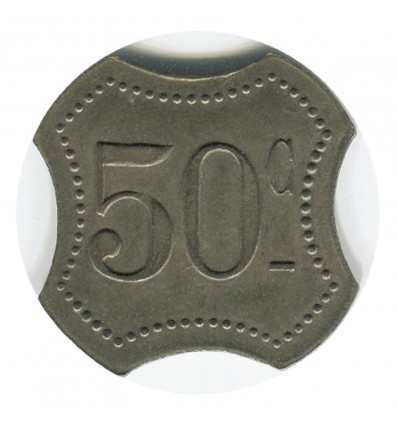 50 Centimes Cercle Militaire CM - Paris