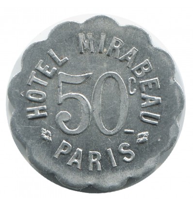 50 Centimes Hôtel Mirabeau - Paris