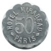 50 Centimes Hôtel Mirabeau - Paris