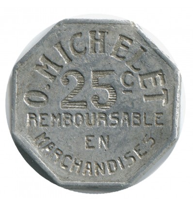 25 Centimes Octogonal Michelet - Pau