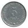 5 Centimes Chambre Syndicale des Commerçants - Perpignan