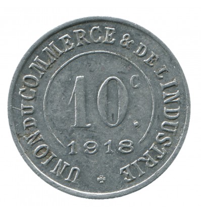 10 Centimes Union du Commerce et de l'Industrie - Poissy