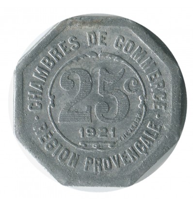 25 Centimes Chambre de Commerce - Région Provencale