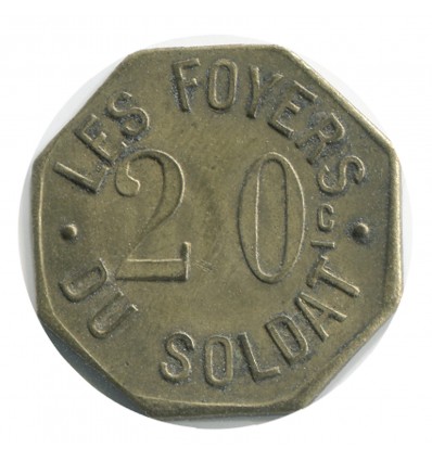 20 Centimes Les Foyers du Soldat - Rennes