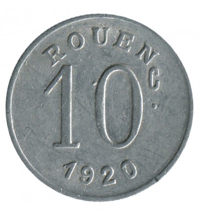 10 Centimes Ligue des Commerçants Rouennais - Rouen