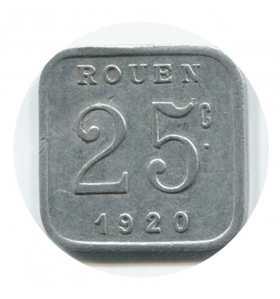 25 Centimes Ligue des Commerçants Rouennais - Rouen