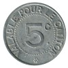 5 Centimes Union Commerciale et Industrielle - Saint-André-de-l'Eure