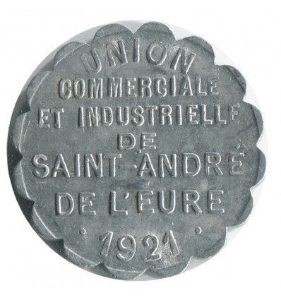 25 Centimes Union Commerciale et Industrielle - Saint-André-de-l'Eure