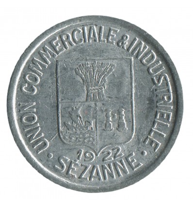 5 Centimes Union Commerciale et Industrielle - Sézanne