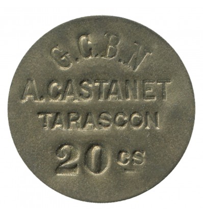 20 Centimes G.C.B.N A.Castanet - Tarascon