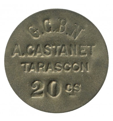 20 Centimes G.C.B.N A.Castanet - Tarascon