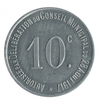 10 Centimes Union des Commerçants - Thiviers