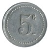 5 Centimes Comité Municipal d'Approvisionnement - Vanves