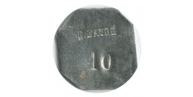 10 Centimes E.Baude - Gondrin