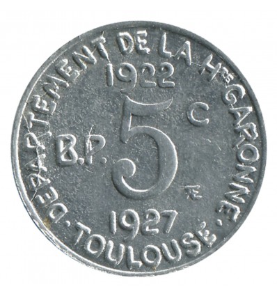 5 Centimes Union Latine Comité du Sud Ouest - Toulouse