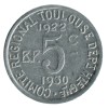 5 Centimes Union Latine Comité du Sud Ouest - Toulouse