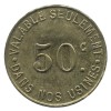 50 Centimes Etablissements Jacob Holtzer - Unieux