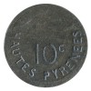 10 Centimes Ville de Tarbes - Tarbes