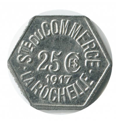25 Centimes Société de Commerce - La Rochelle