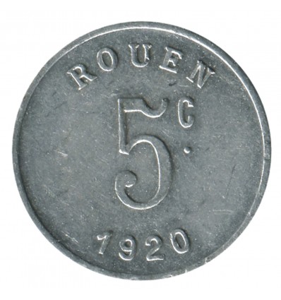 5 Centimes Ligue des Commerçants Rouennais - Rouen