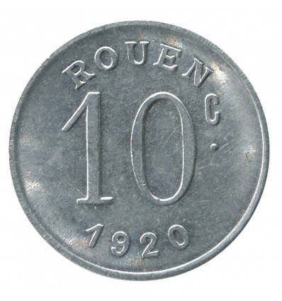 10 Centimes Ligue des Commerçants Rouennais - Rouen