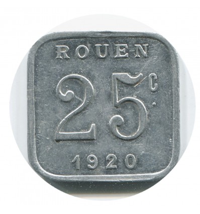 25 Centimes Ligue des Commerçants Rouennais - Rouen